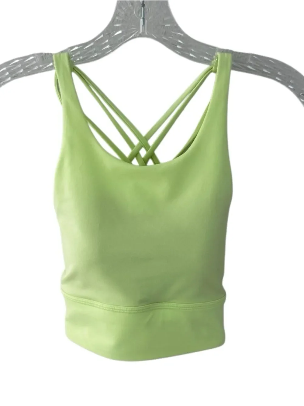 Lululemon Free to Be High-Neck Longline Bra Wild Light Support A/B Faded Zap  S6